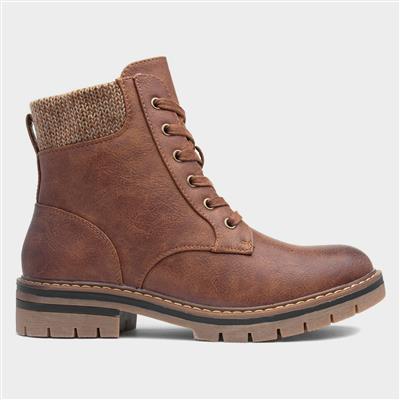 Iceland Womens Brown Ankle Boot