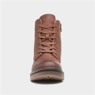 Iceland Womens Brown Ankle Boot