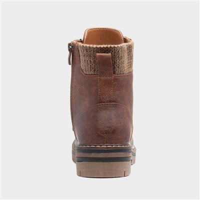 Iceland Womens Brown Ankle Boot