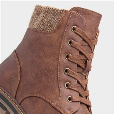 Iceland Womens Brown Ankle Boot