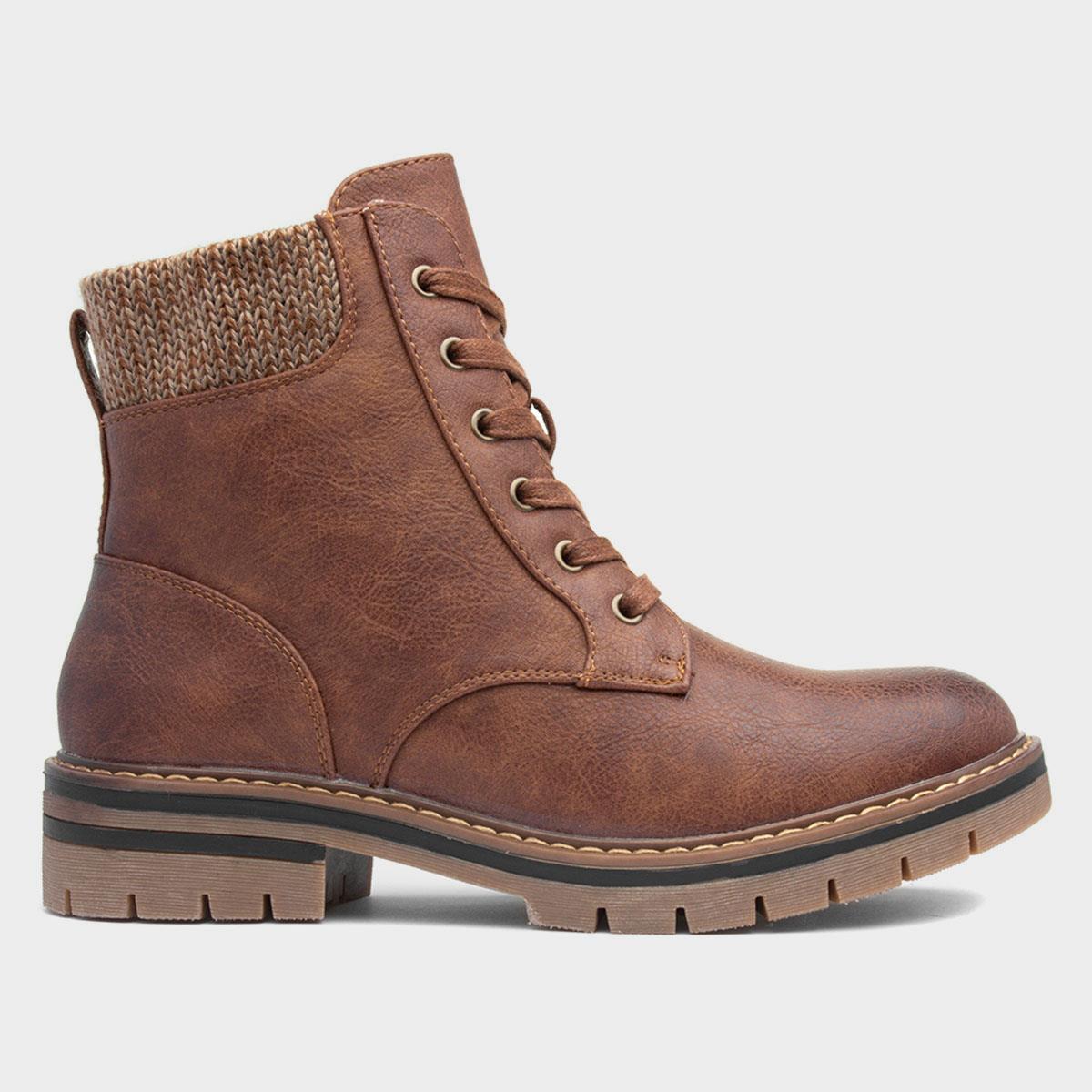 Iceland Womens Brown Ankle Boot