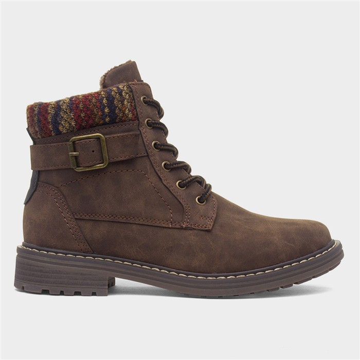 Minnesota Womens Brown Ankle Boot