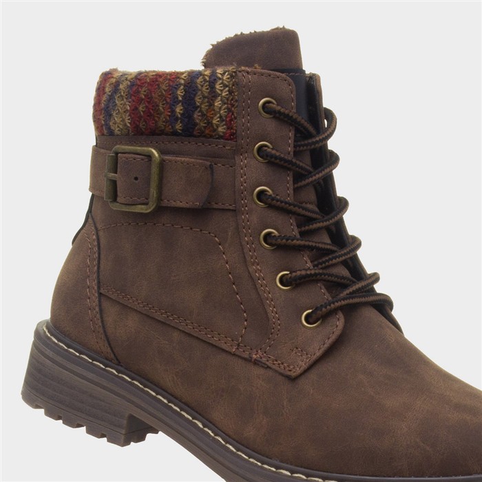 Minnesota Womens Brown Ankle Boot