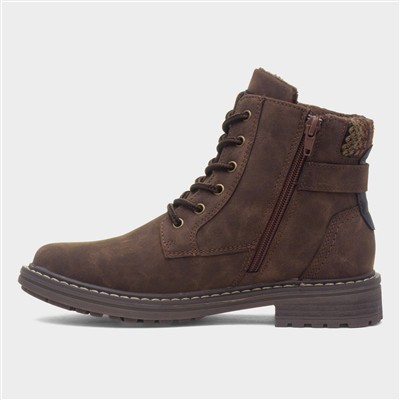 Minnesota Womens Brown Ankle Boot