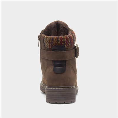 Minnesota Womens Brown Ankle Boot