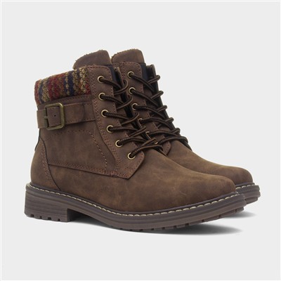Minnesota Womens Brown Ankle Boot