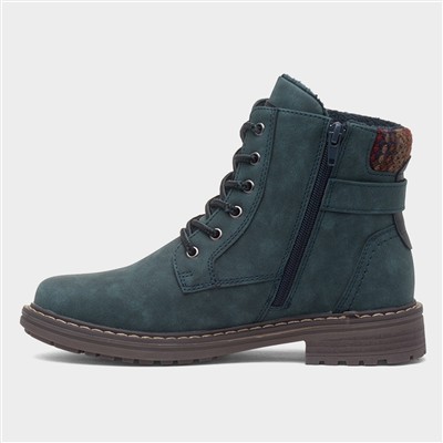 Minnesota Womens Blue Ankle Boot