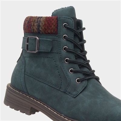 Minnesota Womens Blue Ankle Boot