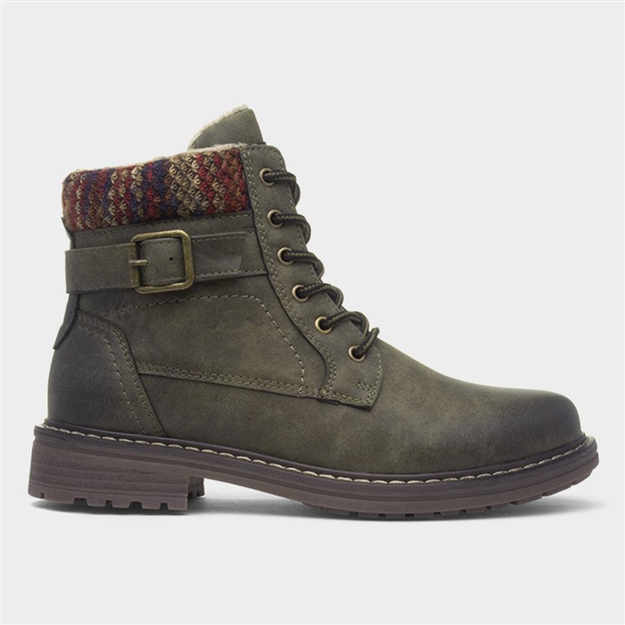 Minnesota Womens Khaki Ankle Boot