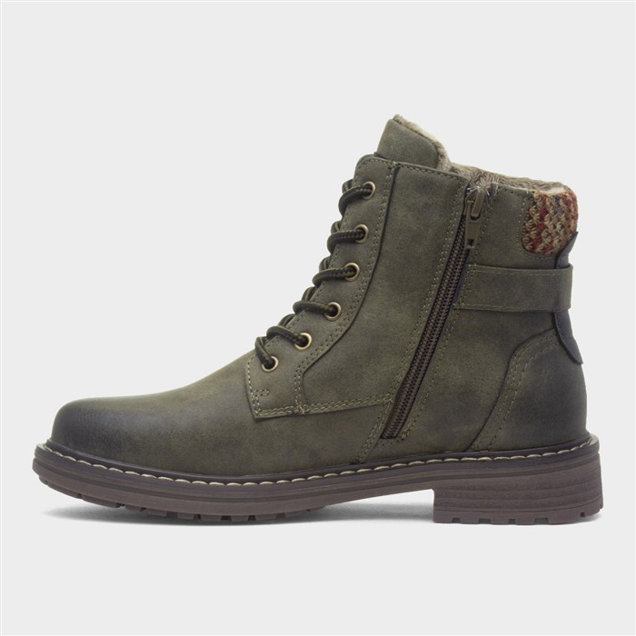 Minnesota Womens Khaki Ankle Boot
