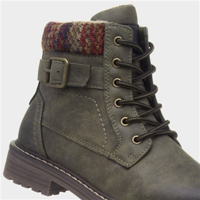 Minnesota Womens Khaki Ankle Boot