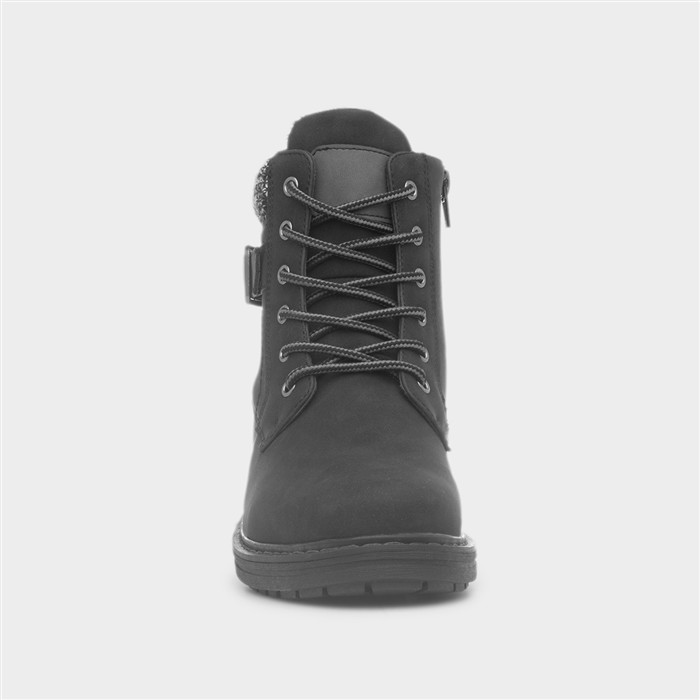 Minnesota Womens Black Ankle Boot