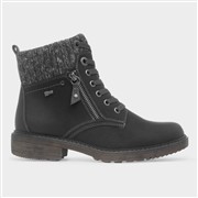 Relife Gijon Womens Black Lace Up Ankle Boot (Click For Details)