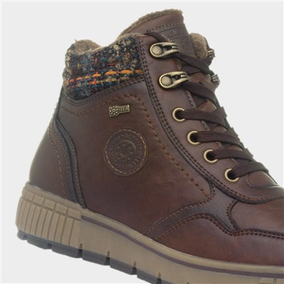 Salamanca Brown Lace Up Ankle Boot