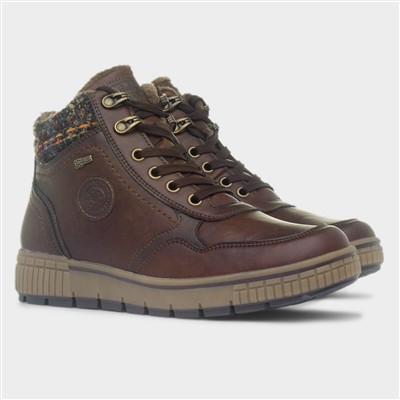 Salamanca Brown Lace Up Ankle Boot