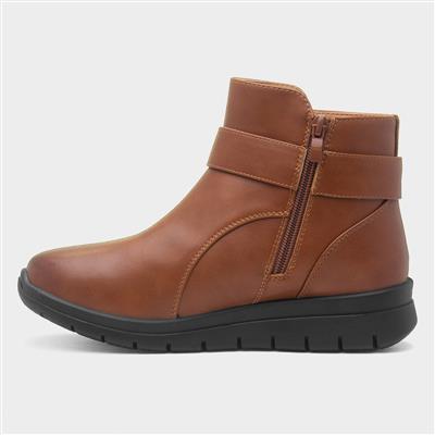 Womens Tan Ankle Boot