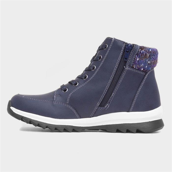 Buttermere Womens Navy Ankle Boot