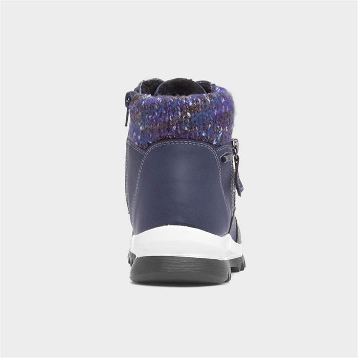 Buttermere Womens Navy Ankle Boot