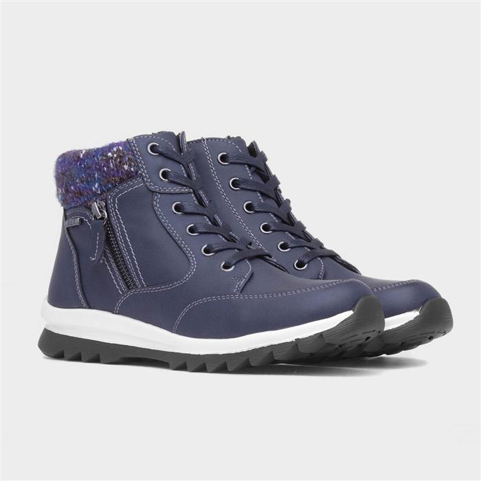 Buttermere Womens Navy Ankle Boot