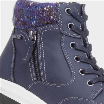 Buttermere Womens Navy Ankle Boot