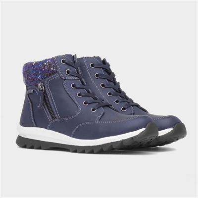 Buttermere Womens Navy Ankle Boot