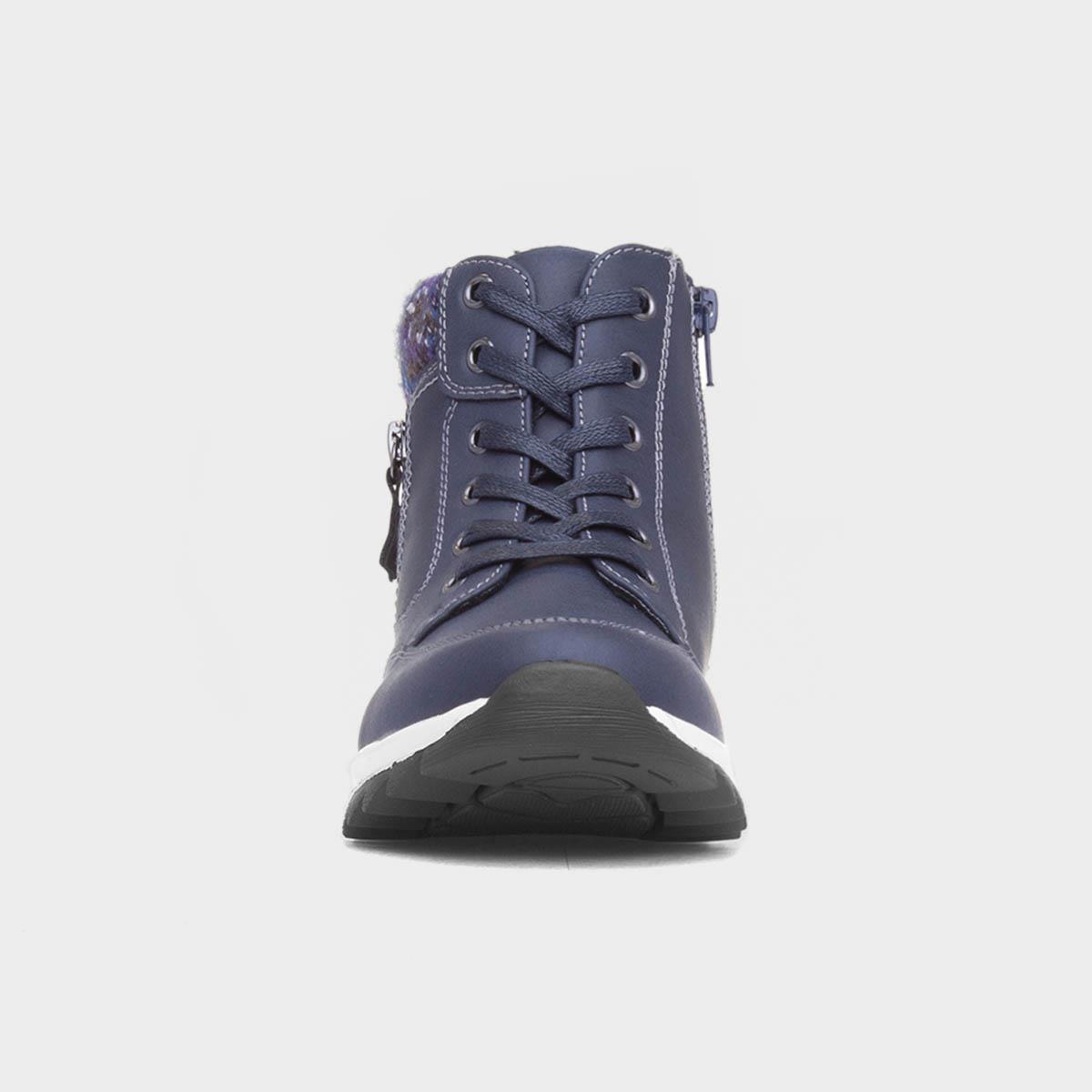 Lunar Buttermere Womens Navy Ankle Boot-18593 shoezone