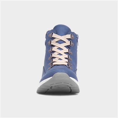 Jet Womens Ankle Blue Boot