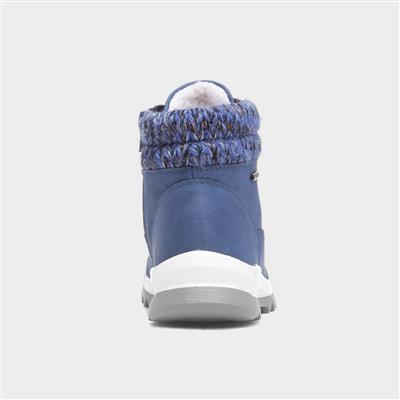 Jet Womens Ankle Blue Boot