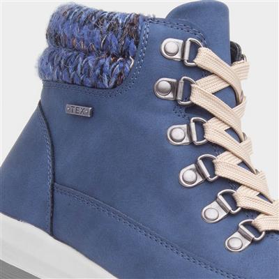 Jet Womens Ankle Blue Boot