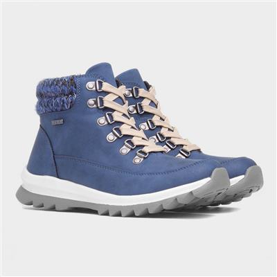 Jet Womens Ankle Blue Boot