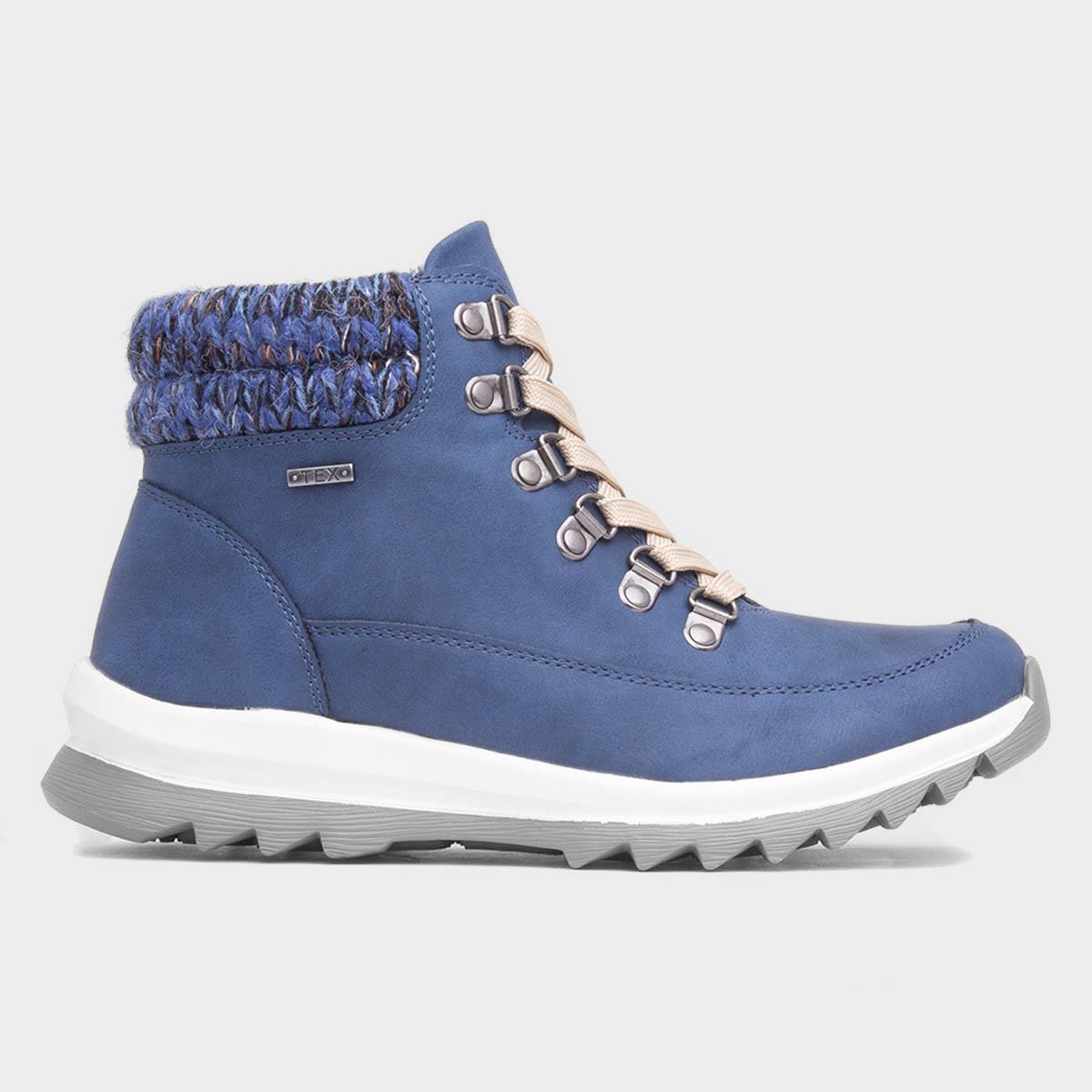 Jet Womens Ankle Blue Boot