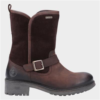 Womens Randwick Leather Boot in Brown