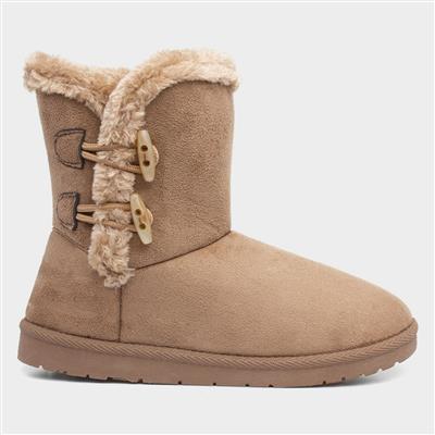 Womens Casual Boot in Taupe