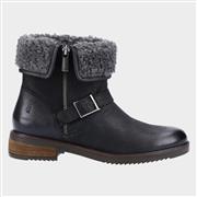 Hush Puppies Tyler Womens Ankle Boot in Black (Click For Details)