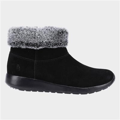 Lollie Womens Black Suede Ankle Boot