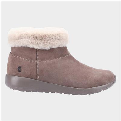 Lollie Womens Taupe Suede Ankle Boot