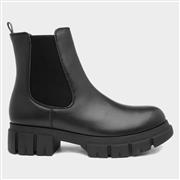 Lilley Mertle Womens Black Chunky Chelsea Boot (Click For Details)