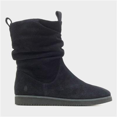 Chow Chow Womens Black Ruched Boot