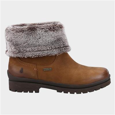 Alice Womens Brown Faux Fur Boot