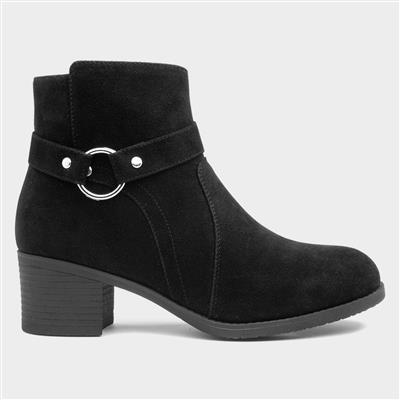 Maria Womens Black Ankle Boot