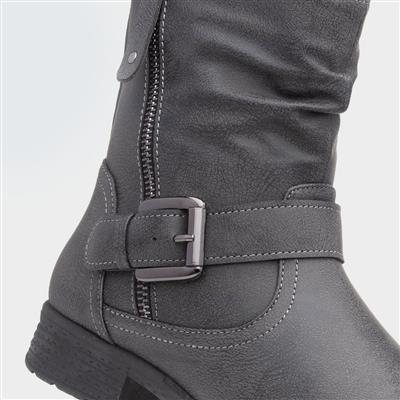 Megan Womens Black Ankle Boot