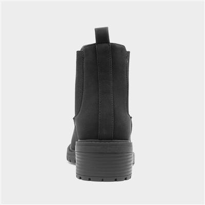 Womens Black Chelsea Boot