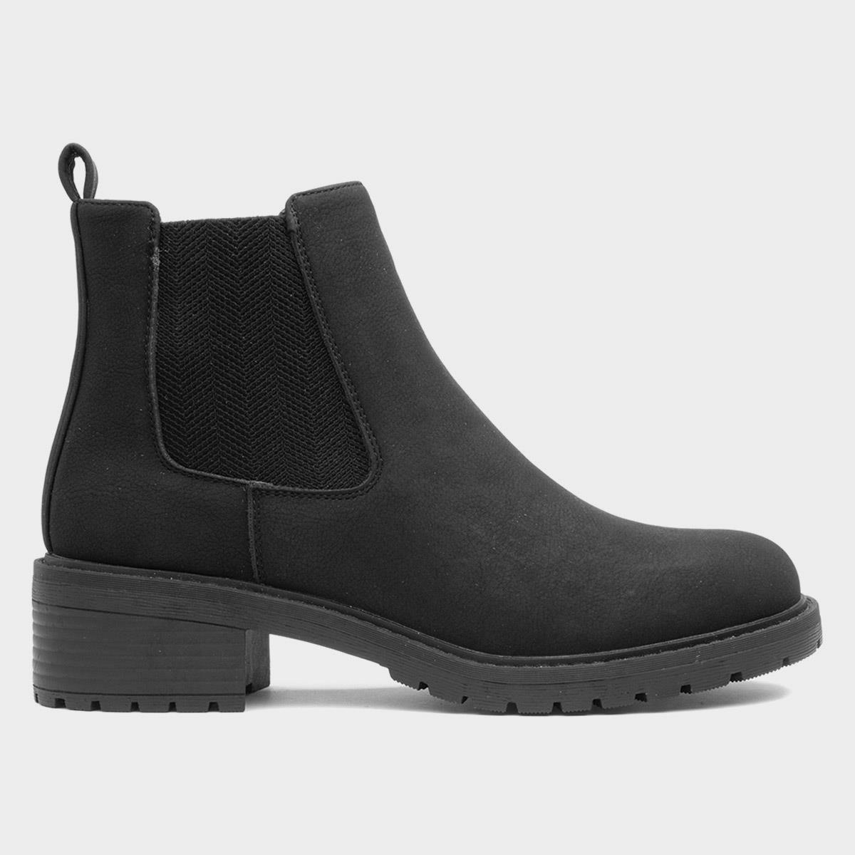 Womens Black Chelsea Boot