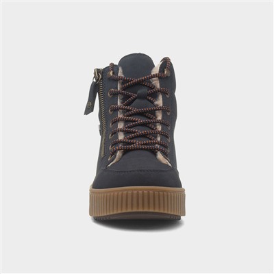 Frankfurt Womens Navy Ankle Boot