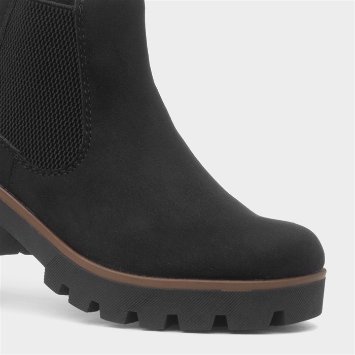 Koblenz Womens Black Chunky Ankle Boot