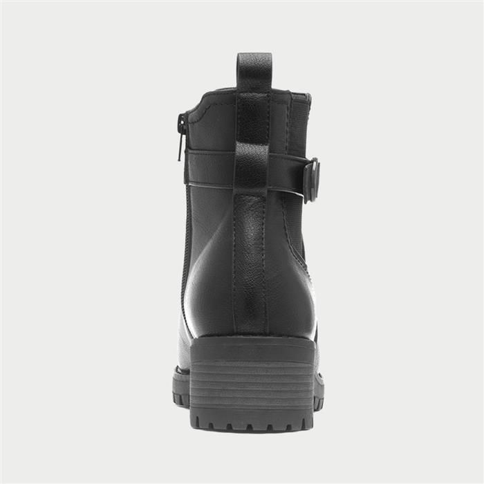 Womens Black Zip Up Boot