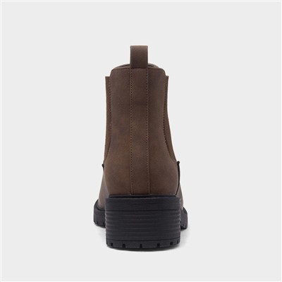 Womens Brown Chelsea Boot