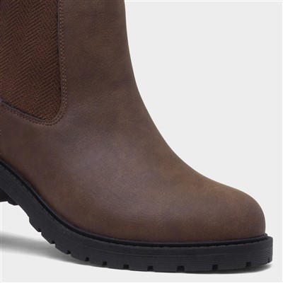 Womens Brown Chelsea Boot