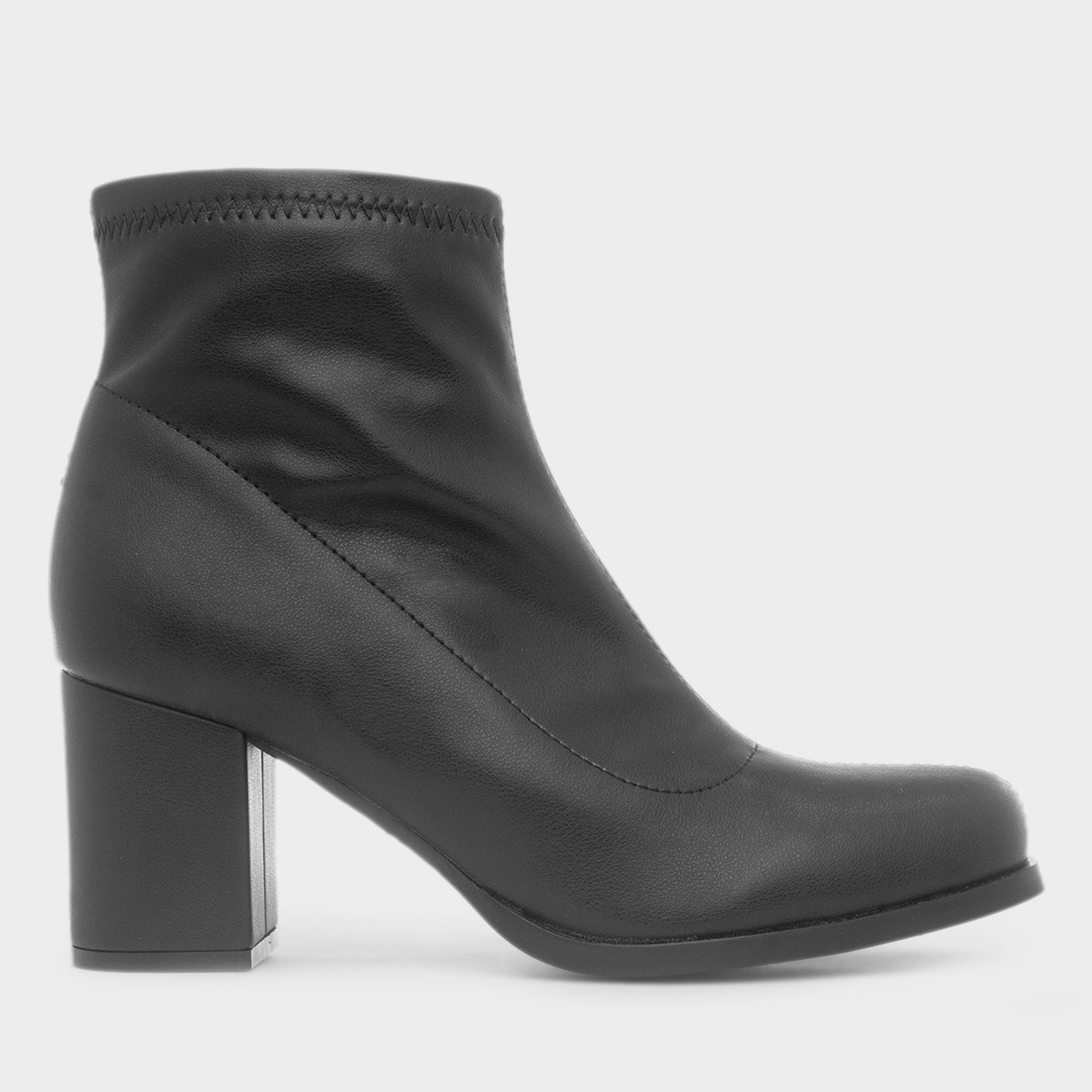 Harper Womens Black Block Heeled Boot