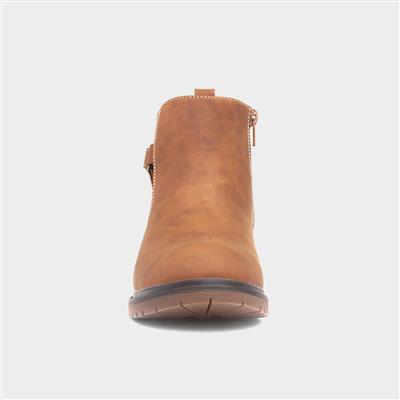 Womens Tan Ankle Boot